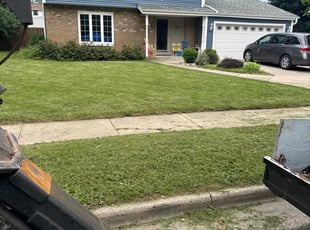 Maggie J.'s grass maintenance service result