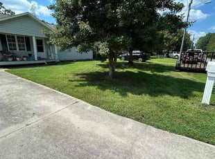 Nancy J.'s lawn care service result