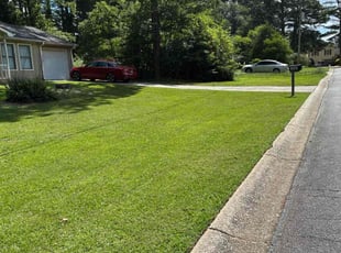 Jarrod M.'s turf maintenance service result
