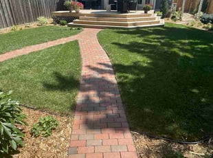 Melany W.'s grass cutting service result