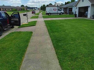 Jazmen D.'s lawn service service result