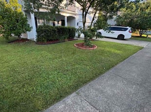 Katie S.'s lawn maintenance service result