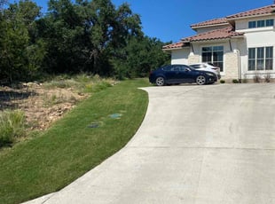 Janai J.'s lawn maintenance service result