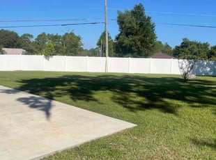 Louise M.'s lawn maintenance service result