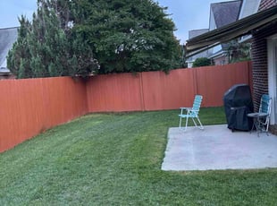 Christina V.'s lawn maintenance service result
