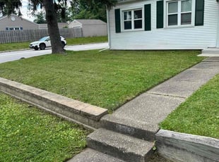 Bev C.'s grass cutting service result