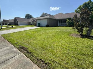 Angela B.'s grass cutting service result
