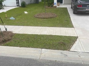 Deborah L.'s grass cutting service result