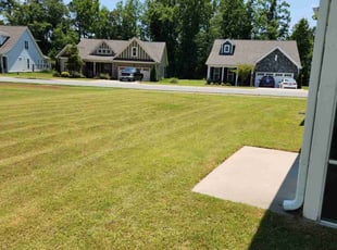 Justin P.'s lawn maintenance service result