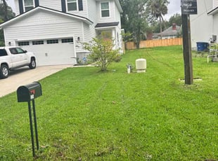 Justina U.'s lawn care service result