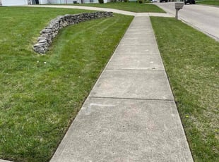Terri T.'s grass cutting service result
