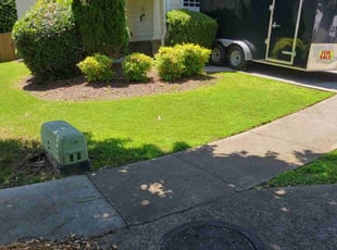 Jennifer B.'s grass cutting service result