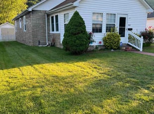 Ryan B.'s grass maintenance service result