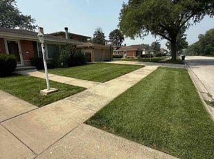 Helen R.'s lawn maintenance service result