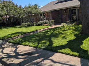 Lisa J.'s turf maintenance service result