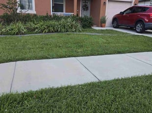 Zackary M.'s grass cutting service result
