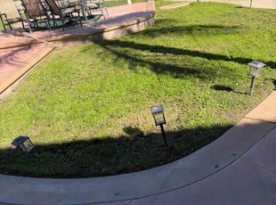 Justin M.'s turf maintenance service result