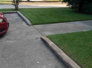 Maria T.'s lawn maintenance service result