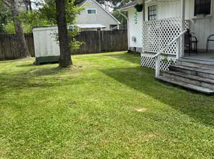 Kathy R.'s lawn maintenance service result