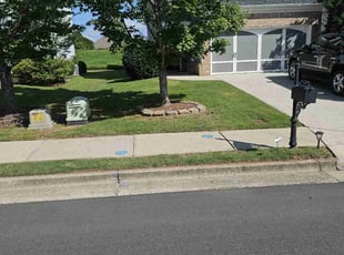 Christina P.'s turf maintenance service result