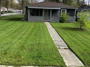 Melody C.'s grass cutting service result