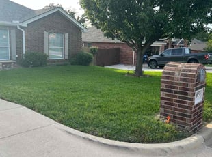 Eric S.'s lawn maintenance service result