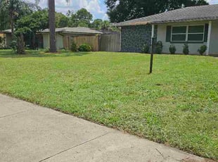 Gavin D.'s grass maintenance service result