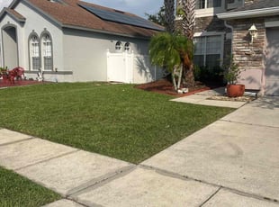 Maurice P.'s grass cutting service result