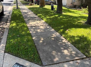 Graciela Q.'s turf maintenance service result