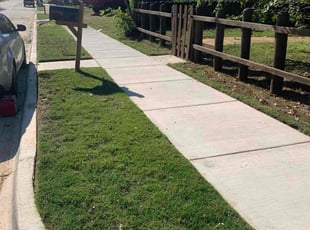 Eleni K.'s turf maintenance service result