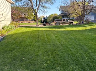 Barb B.'s lawn maintenance service result