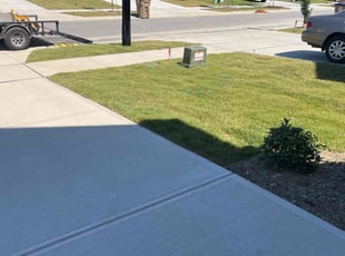 Harry M.'s lawn care service result