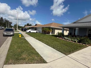 Erica C.'s grass cutting service result