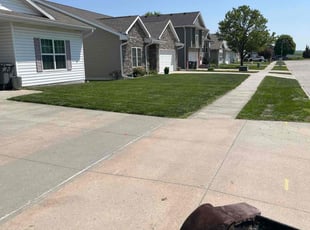 Greg T.'s lawn maintenance service result