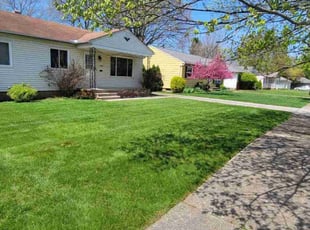 April M.'s grass cutting service result