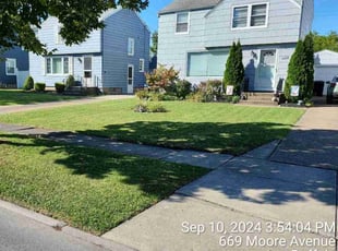 Cynthia R.'s turf maintenance service result
