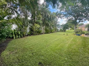 Christopher S.'s lawn maintenance service result