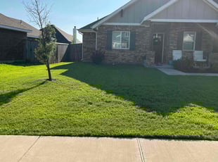 Khris D.'s turf maintenance service result