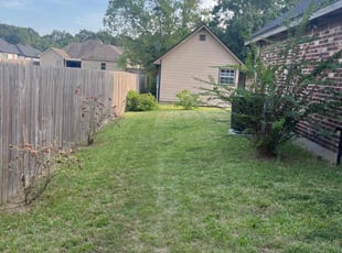 Faith W.'s lawn maintenance service result