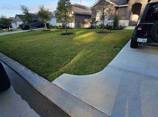 Crystal M.'s turf maintenance service result