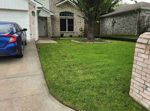 Heather P.'s lawn maintenance service result