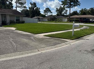 Evan W.'s lawn maintenance service result