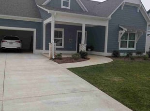 Chris J.'s grass maintenance service result
