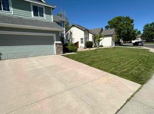 Linda B.'s lawn care service result