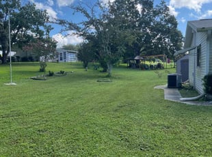 Kim G.'s grass maintenance service result