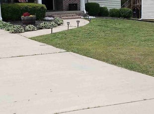 Mary V.'s grass maintenance service result