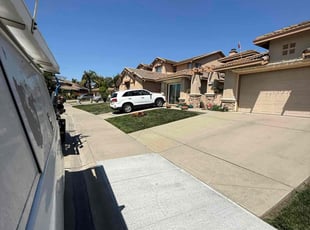 Julio C.'s lawn care service result