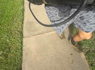 Davion G.'s lawn maintenance service result