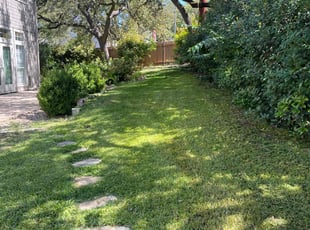 Justin A.'s landscaping service result