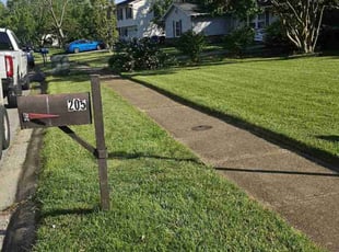 Mary A.'s lawn maintenance service result